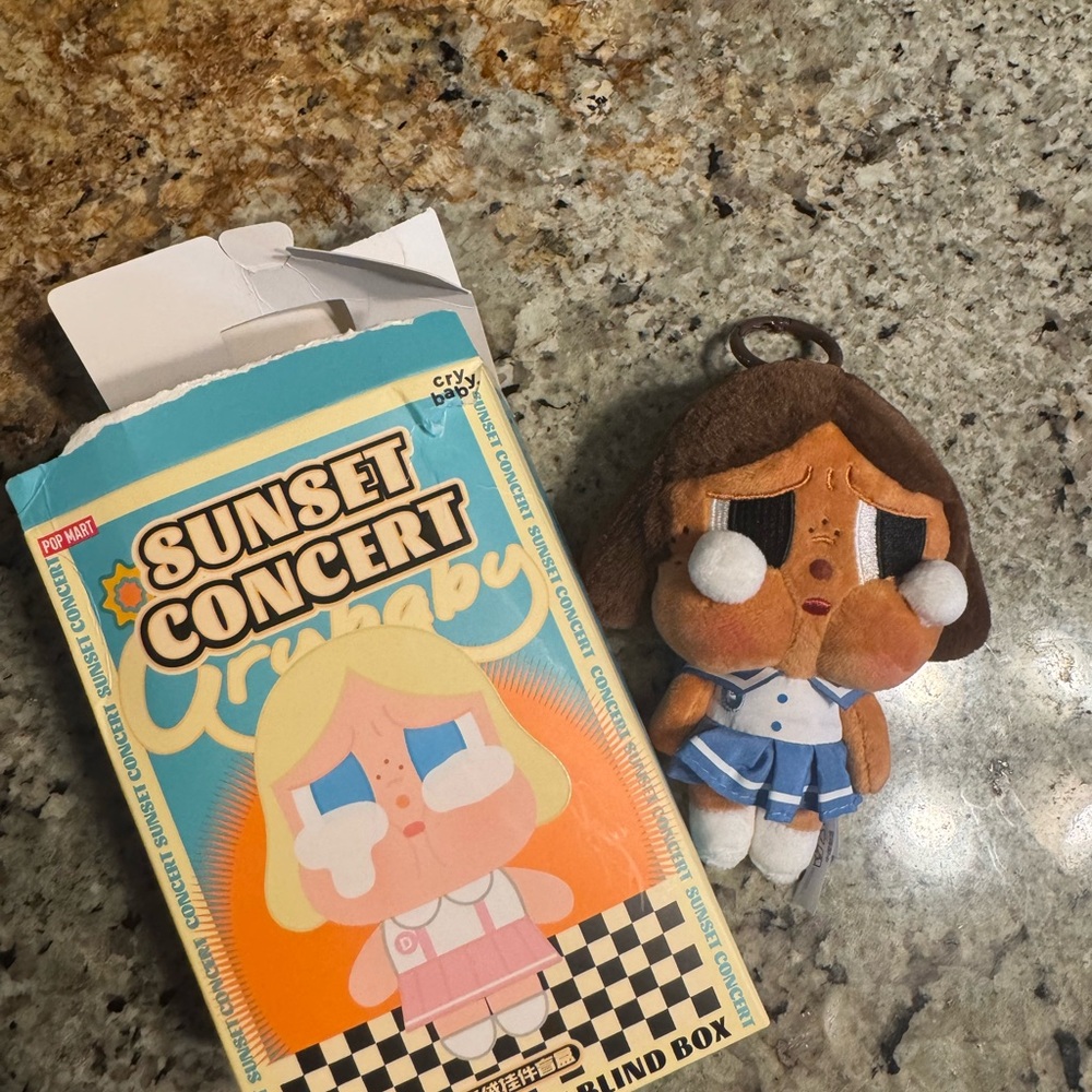 Sunset Concert Crybaby Keychain Plush
